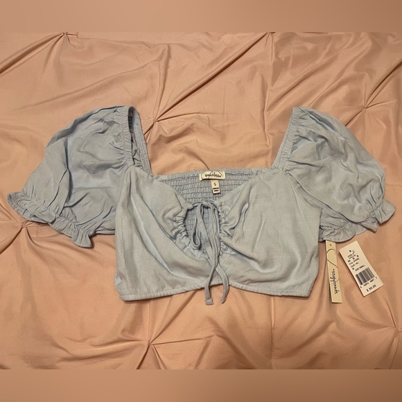 NWT blue crop top - Picture 1 of 1